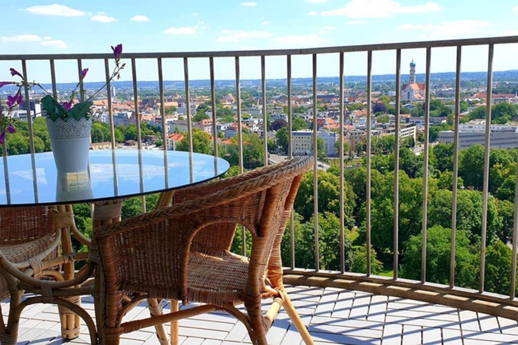 Suite-Xxi City View Hotelturm Augsburg Zewnętrze zdjęcie