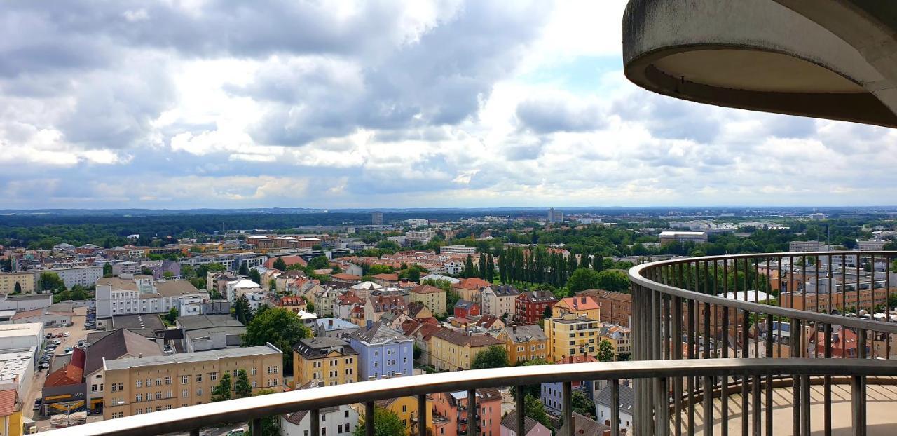 Suite-Xxi City View Hotelturm Augsburg Zewnętrze zdjęcie