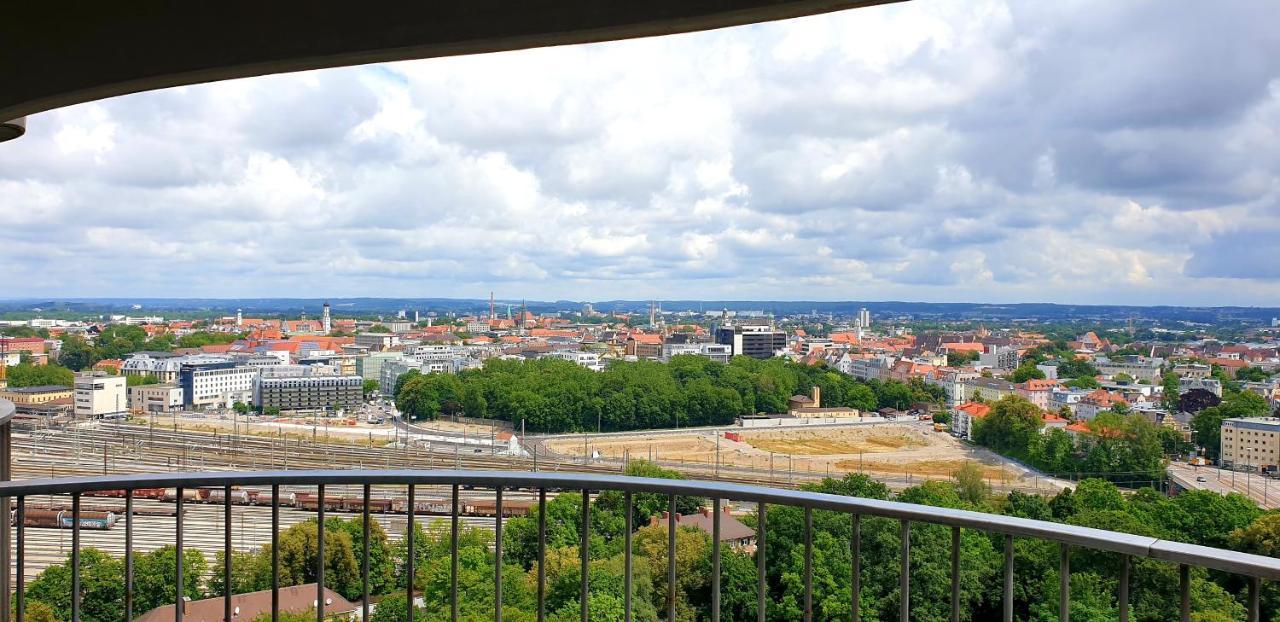 Suite-Xxi City View Hotelturm Augsburg Zewnętrze zdjęcie
