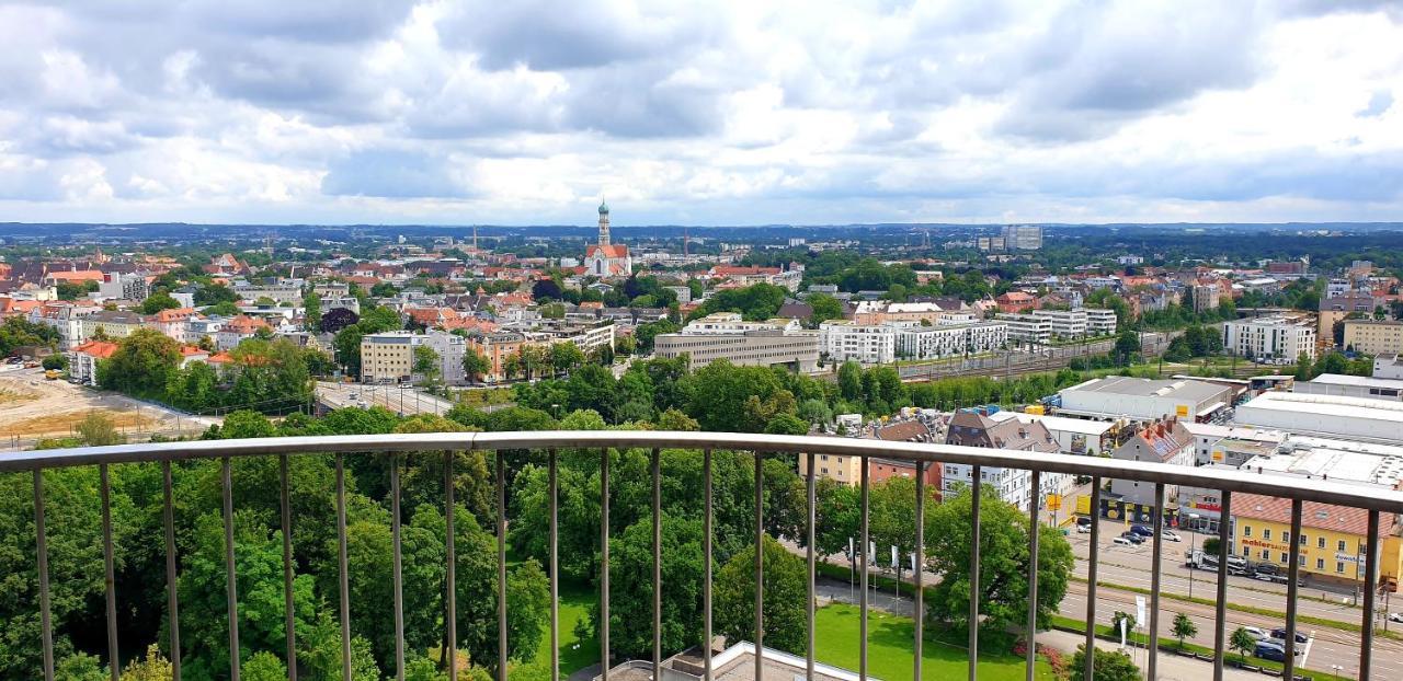 Suite-Xxi City View Hotelturm Augsburg Zewnętrze zdjęcie
