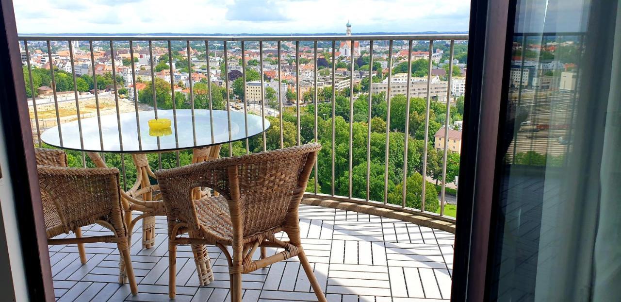 Suite-Xxi City View Hotelturm Augsburg Zewnętrze zdjęcie