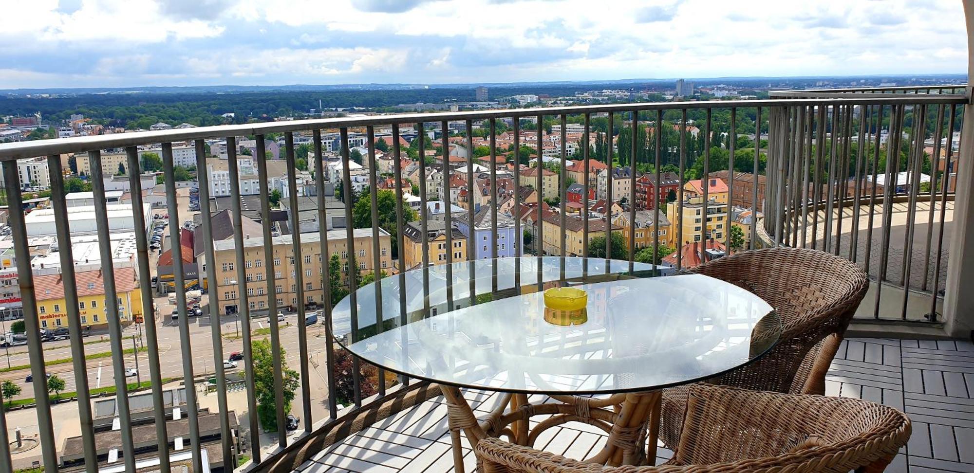 Suite-Xxi City View Hotelturm Augsburg Zewnętrze zdjęcie