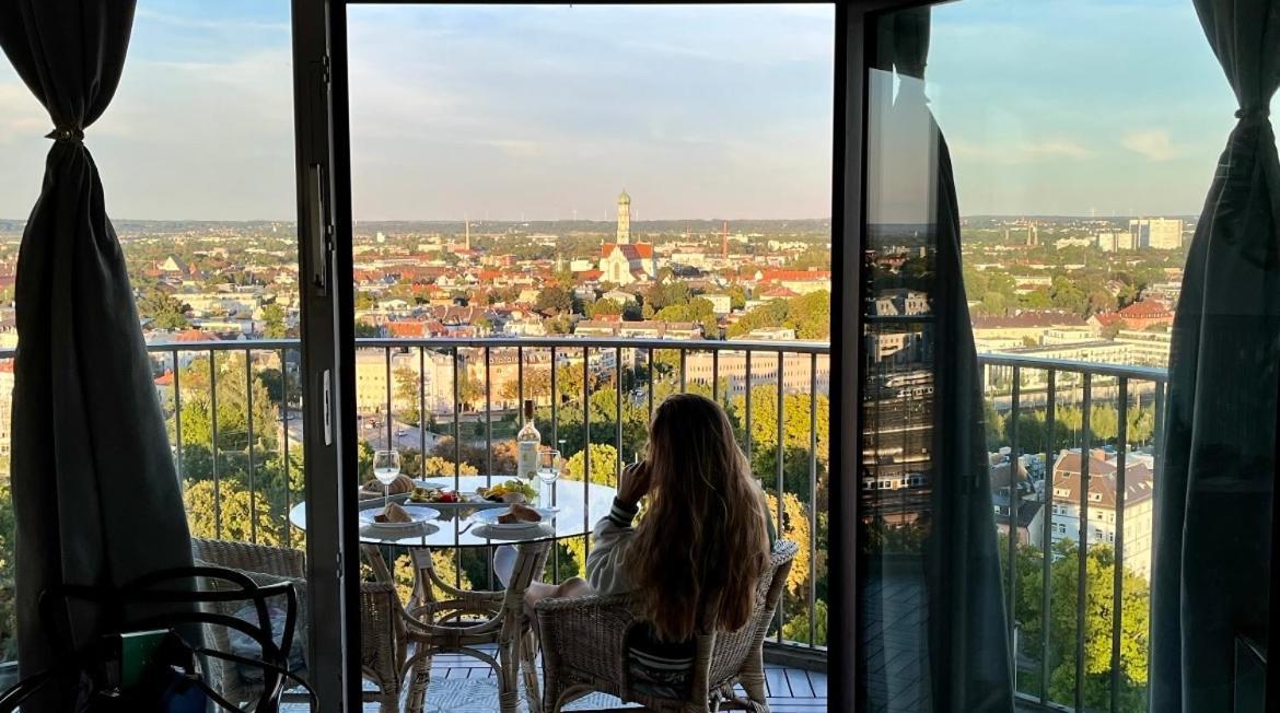 Suite-Xxi City View Hotelturm Augsburg Zewnętrze zdjęcie