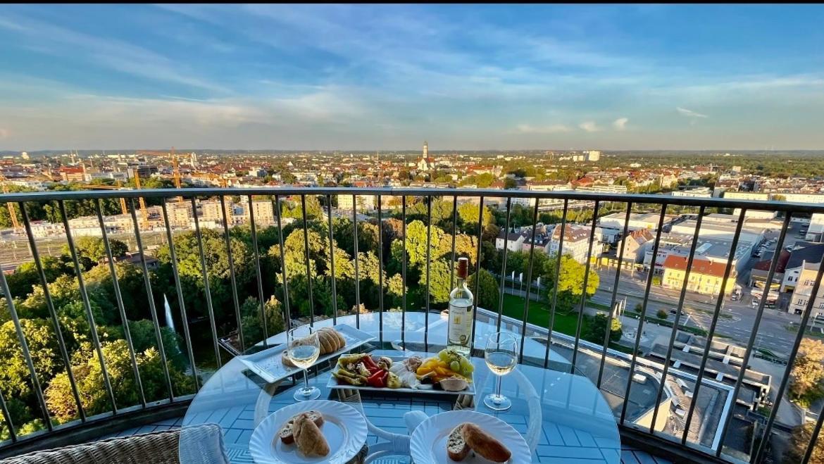 Suite-Xxi City View Hotelturm Augsburg Zewnętrze zdjęcie